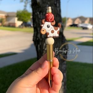 Farm life beaded pens